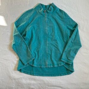 Habitat Teal Zip Up Sweatshirt